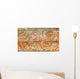 Rustic wooden ornament Wall Mural