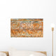 Rustic wooden ornament Wall Mural