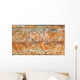 Rustic wooden ornament Wall Mural