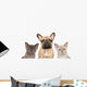 French Bulldog and Two Wall Decal