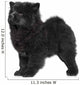 X421 How Chow Long-haired Wall Decal
