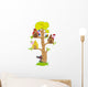 Bumper Children Meter Wall.  the Three Little Pigs and the Wolf Wall Decal