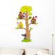 Bumper Children Meter Wall.  the Three Little Pigs and the Wolf Wall Decal