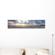 Panoramic of Caribbean Beach at Sunrise 