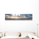 Panoramic of Caribbean Beach at Sunrise 