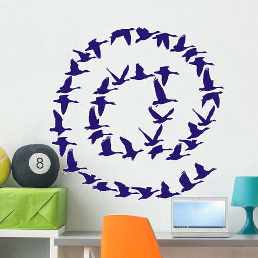 Sign Post Flying Geese Wall Decal