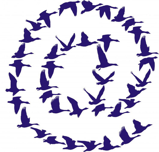 Sign Post Flying Geese Wall Decal
