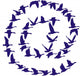 Sign Post Flying Geese Wall Decal