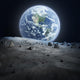 Earth Seen From the Moon 