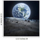 Earth Seen From the Moon 