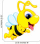 Cute Bee Cartoon Wall Decal