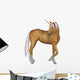 Palomino Unicorn Turning Wall Decal