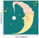 Crescent in the nightcap 