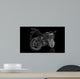 bike, motorcycle,  3D model Wall Mural