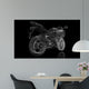 bike, motorcycle,  3D model Wall Mural