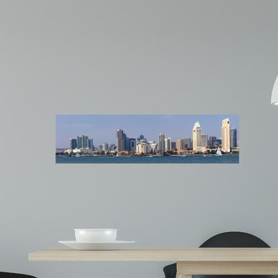 San Diego California Panorama shown on a wall