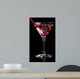 Red Cocktail in Martini Glass 