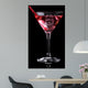 Red Cocktail in Martini Glass 
