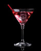 Red Cocktail in Martini Glass 