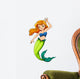 A beautiful mermaid Wall Decal