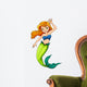A beautiful mermaid Wall Decal