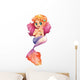 A smiling mermaid Wall Decal