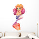 A smiling mermaid Wall Decal