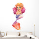 A smiling mermaid Wall Decal