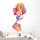 A smiling mermaid Wall Decal