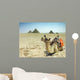 Camel With Pyramids Wall Mural