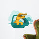 Dog is looking out of car window Wall Decal