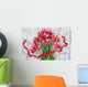 Red Tulip Flowers Wall Mural