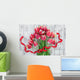 Red Tulip Flowers Wall Mural