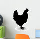 Form Contour Chicken Wall Decal