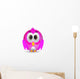Pink Twitter Bird Wall Decal