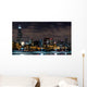 Chicago Night Skyline Wall Mural