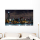 Chicago Night Skyline Wall Mural