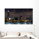 Chicago Night Skyline Wall Mural