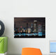 Chicago Night Skyline Wall Mural