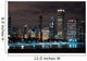 Chicago Night Skyline Wall Mural