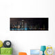 Chicago Night Skyline Wall Mural