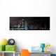 Chicago Night Skyline Wall Mural