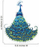 Peacock Vector Background Wall Decal