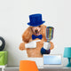 Dog with a Microphone Wall Decal