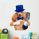 Dog with a Microphone Wall Decal
