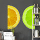 Orange and Lime Wall Decal