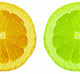 Orange and Lime Wall Decal