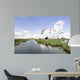 Typical wide dutch landscape with meadows, water and cloudscapes 