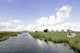 Typical wide dutch landscape with meadows, water and cloudscapes 