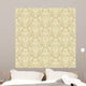 Damask Seamless Pattern Wall Decal Design 1